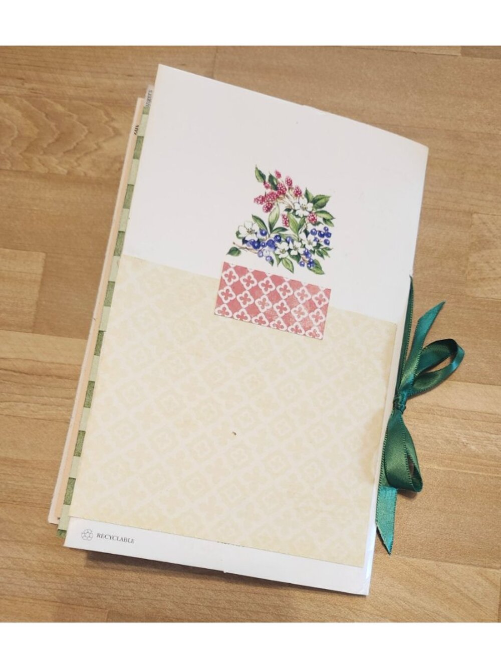 Handmade Junk Journal 90 pages Colorful & Bright 6x6.5" - Picture 2 of 16